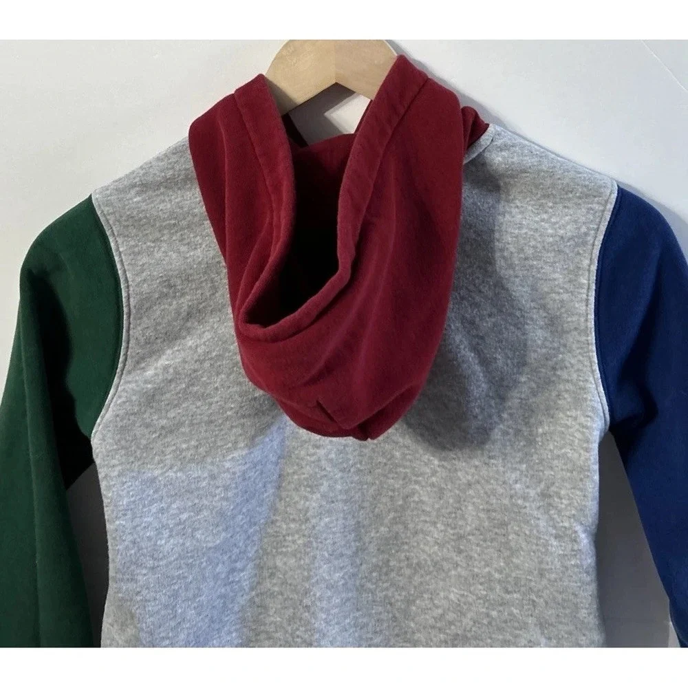 Boys‎ Polo Ralph Lauren Polo Graphic Colorblock Bear Hoodie Sz 8 School Bear